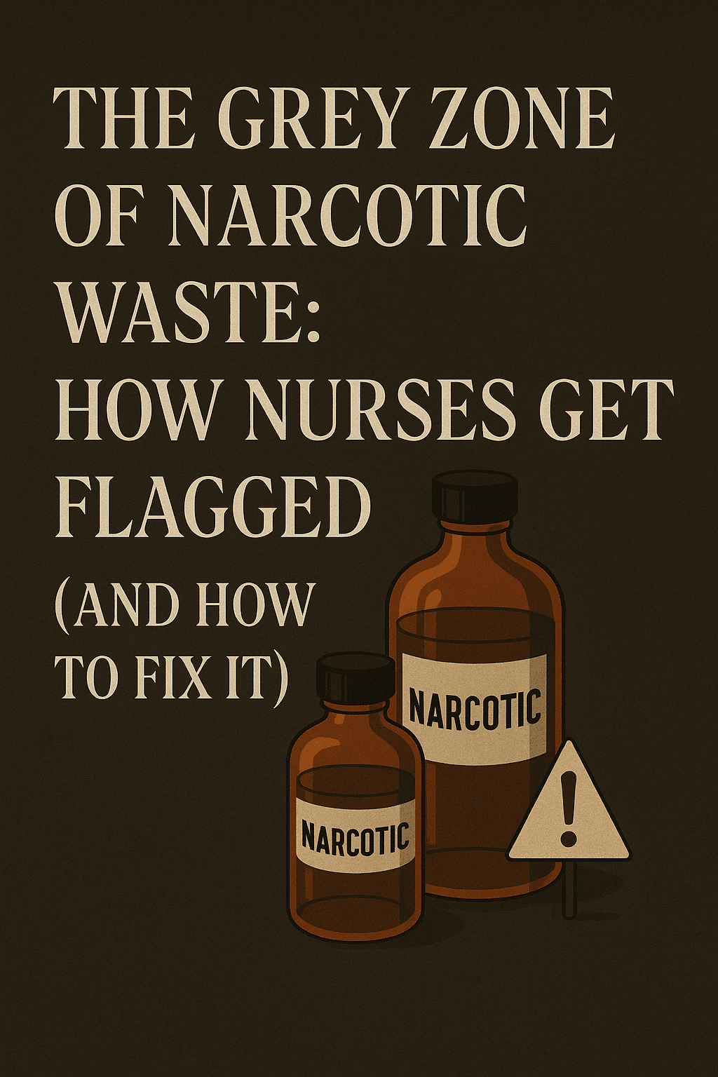 The Grey Zone of Narcotic Waste: How Nurses Get Flagged (and How to Fix It) - Nurse Unlocked