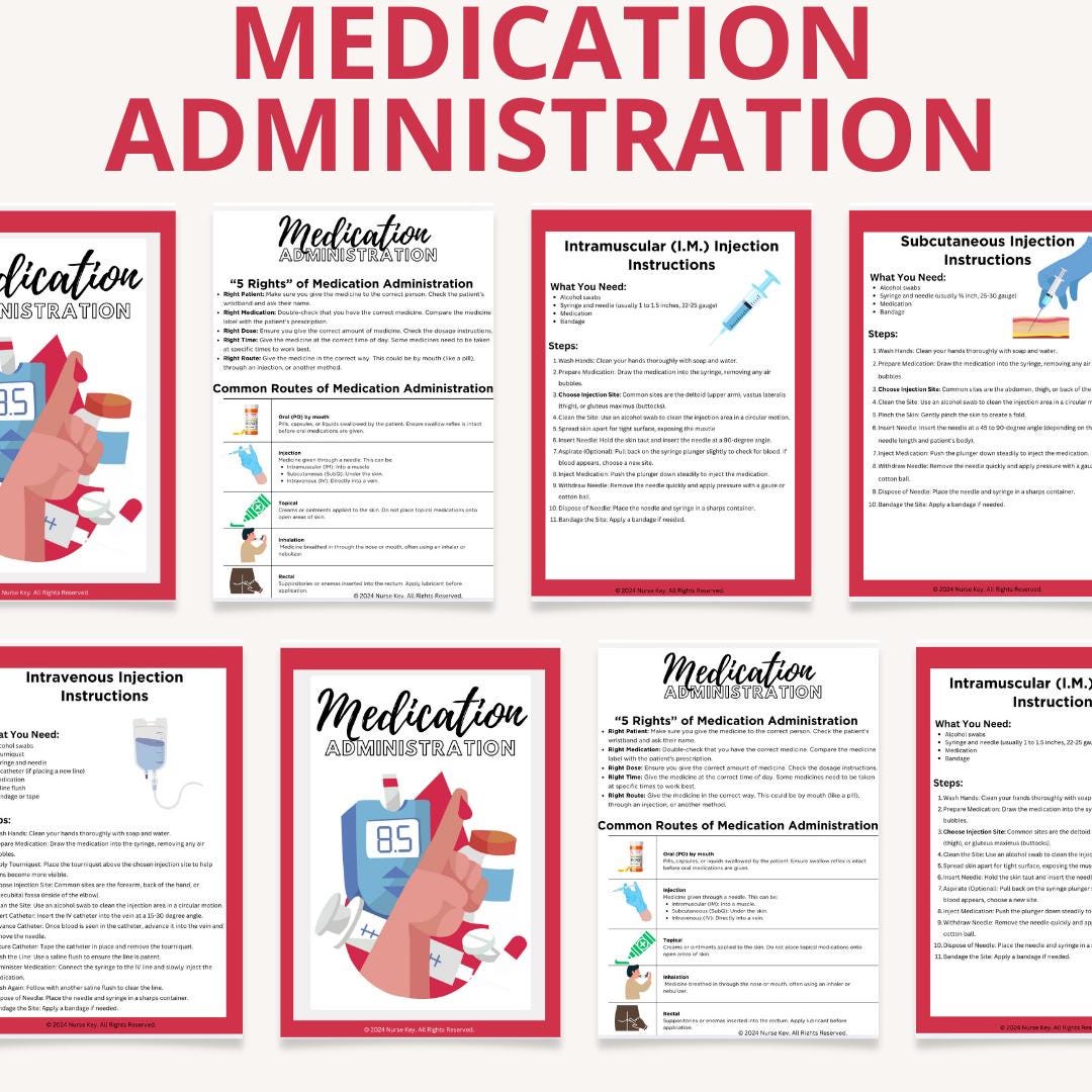 Medication Administration Printable