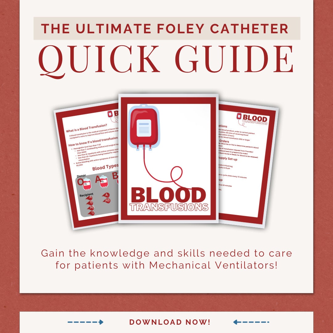 Blood Transfusion Printable