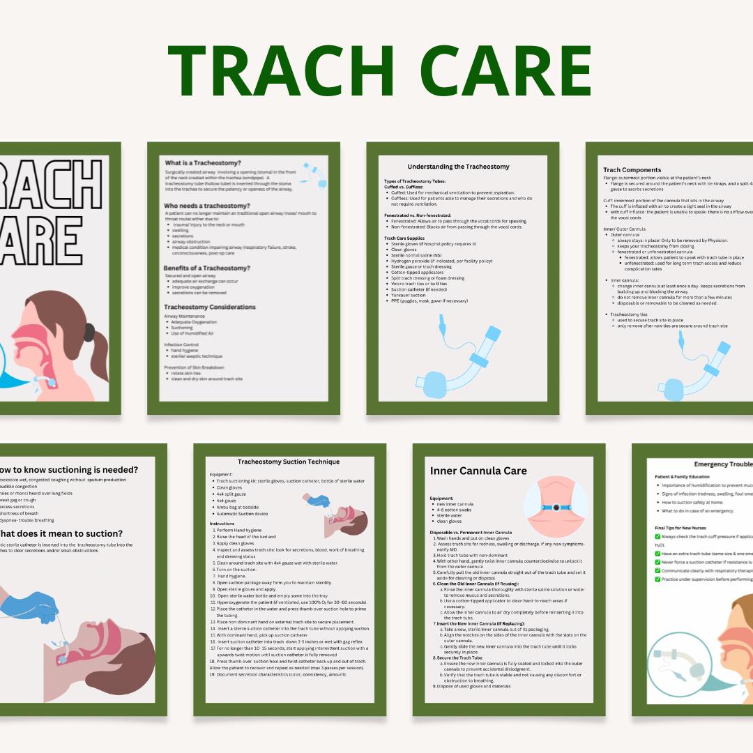 Trach Care Printable