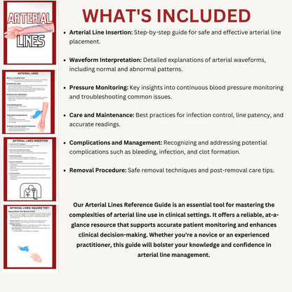 Arterial Lines eBook - Nurse Unlocked
