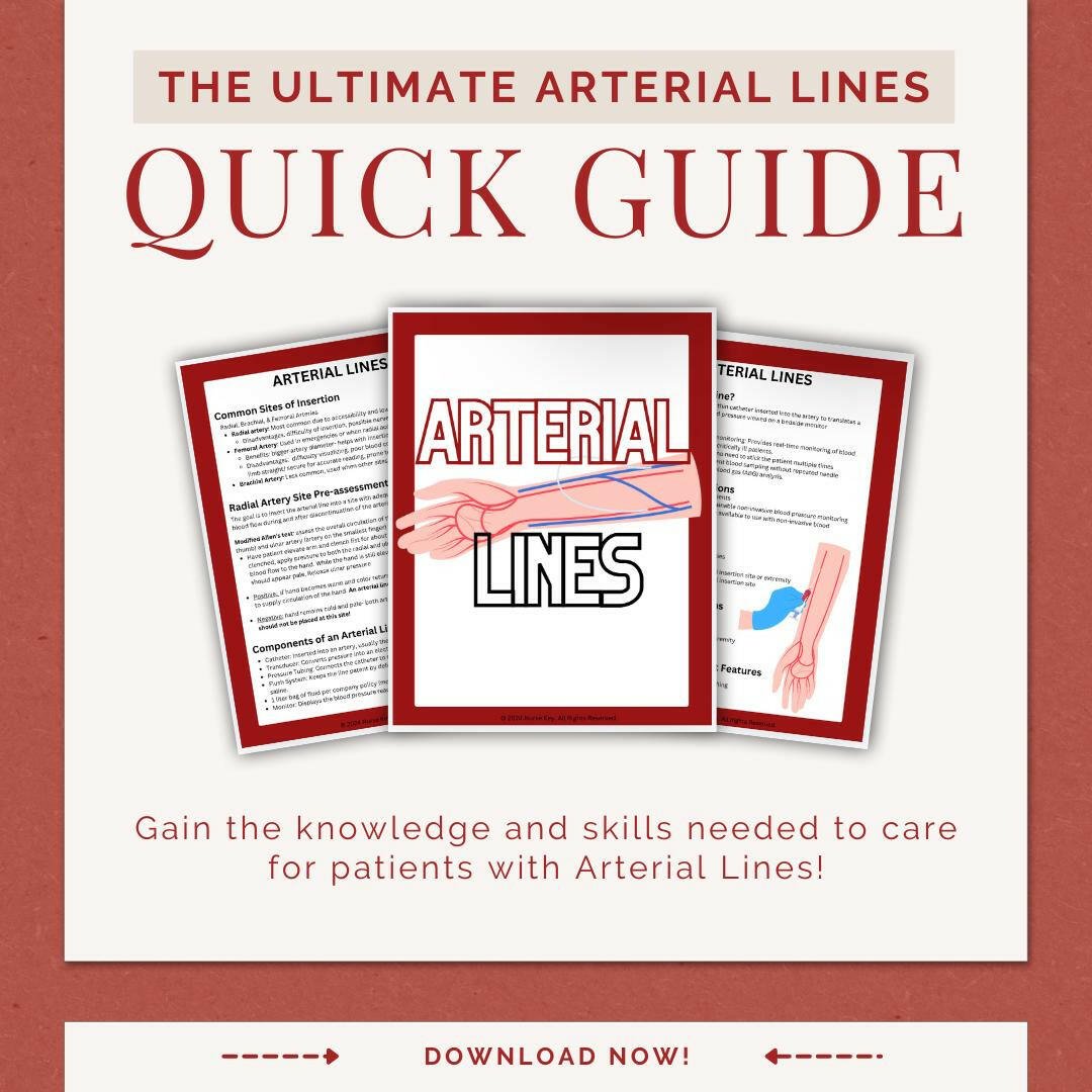 Arterial Lines eBook - Nurse Unlocked