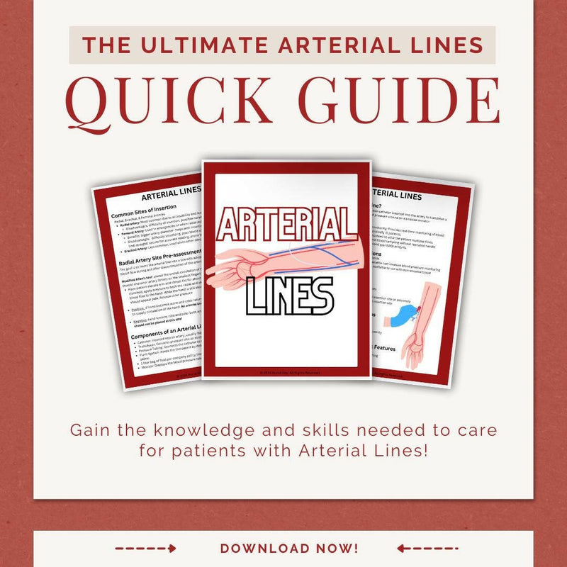 Arterial Lines eBook - Nurse Unlocked
