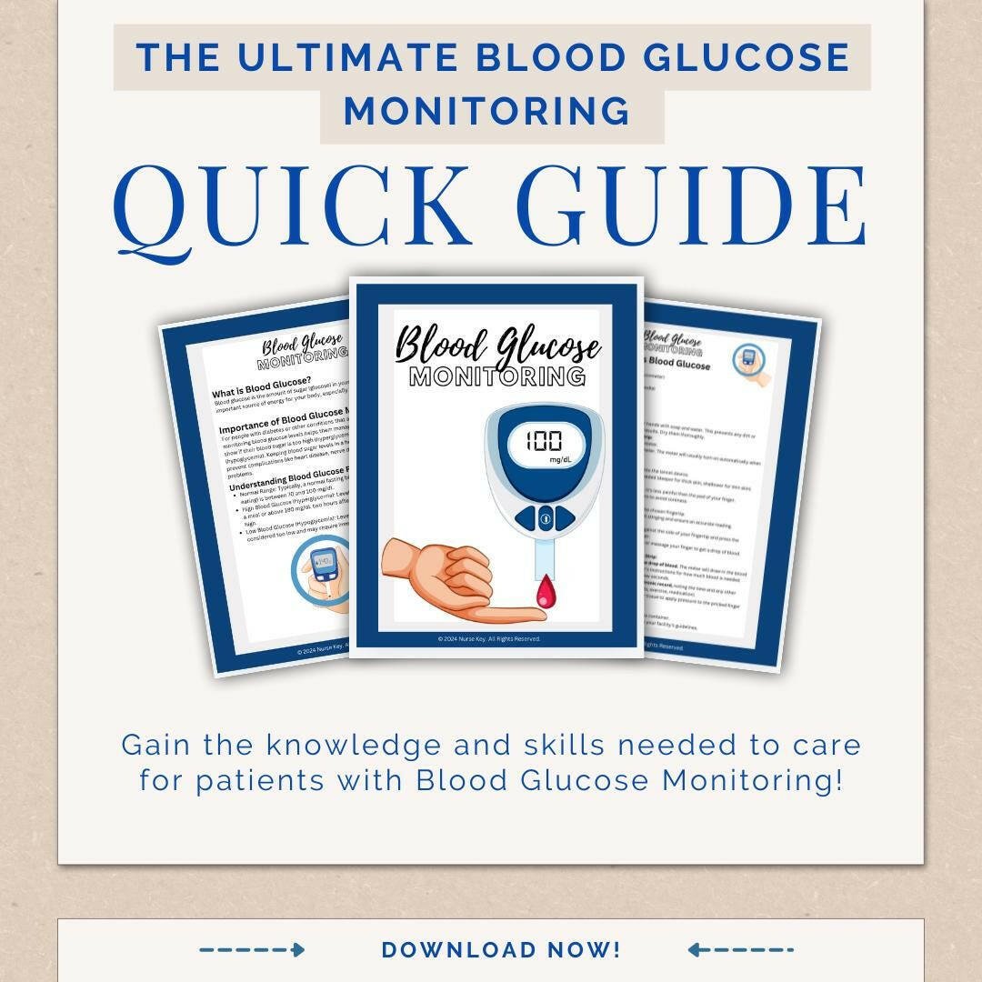 Blood Glucose Monitoring eBook - Nurse Unlocked