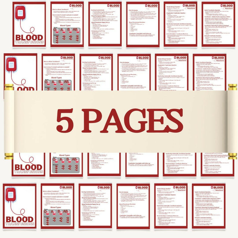 Blood Transfusion eBook - Nurse Unlocked