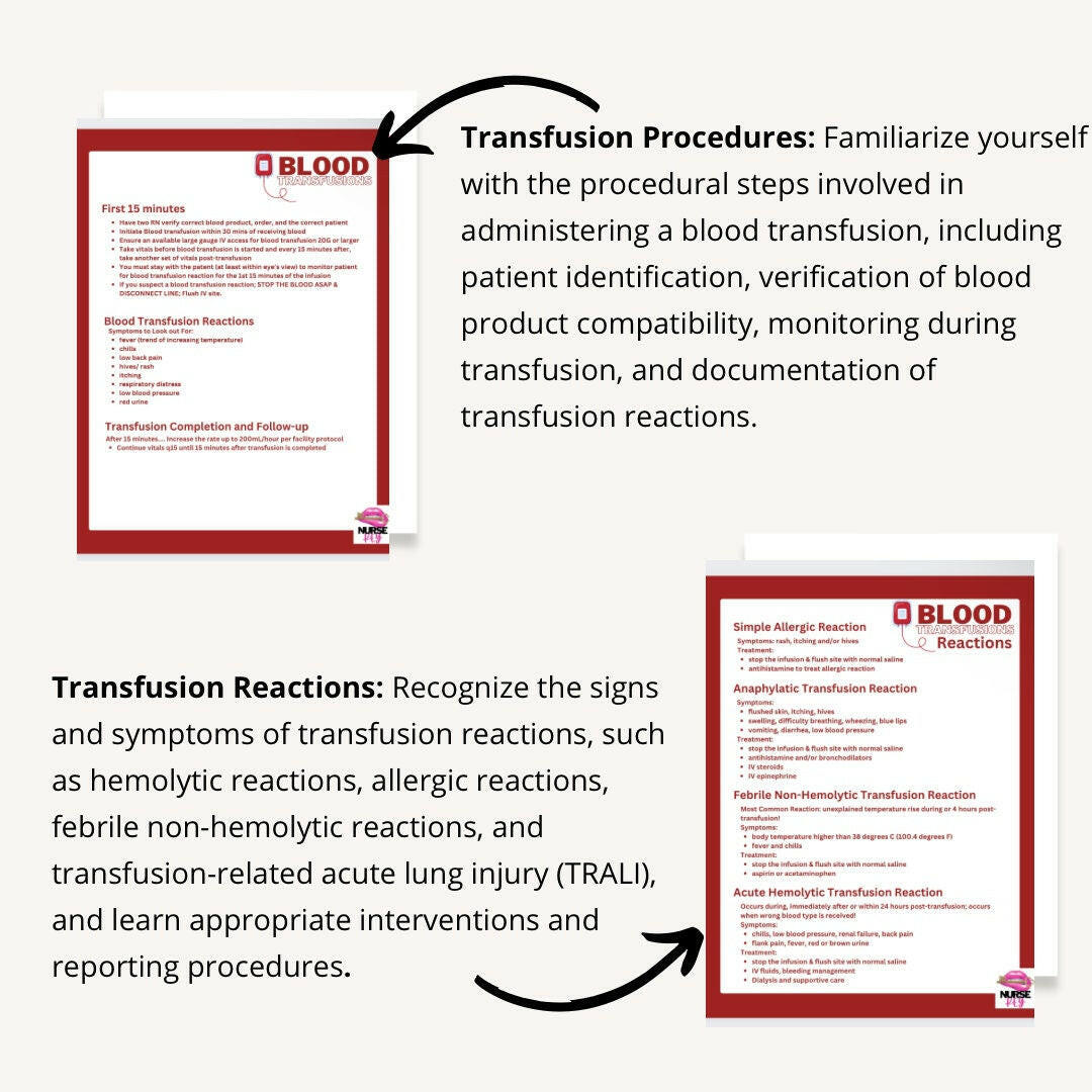 Blood Transfusion eBook - Nurse Unlocked