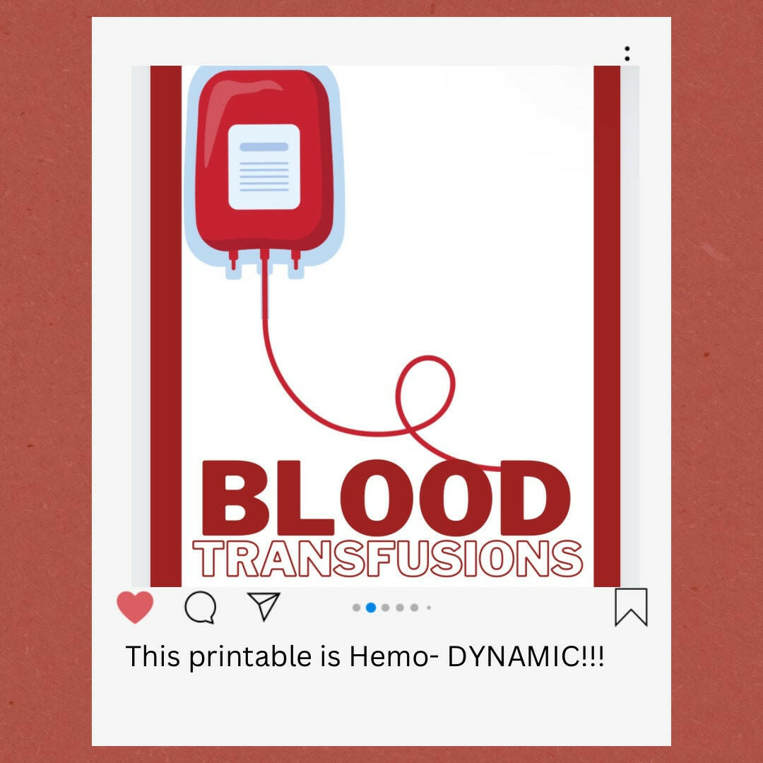 Blood Transfusion eBook - Nurse Unlocked