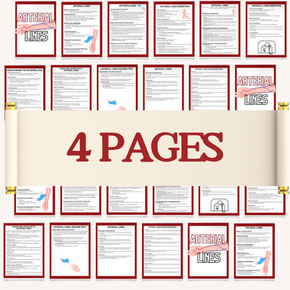 Arterial Lines Printable
