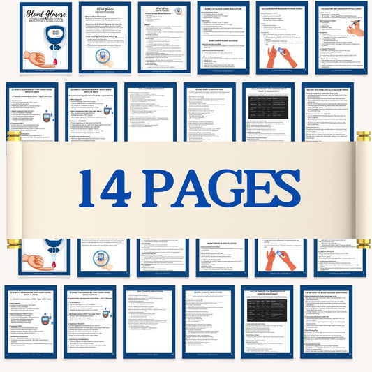 Blood Glucose Monitoring Printable