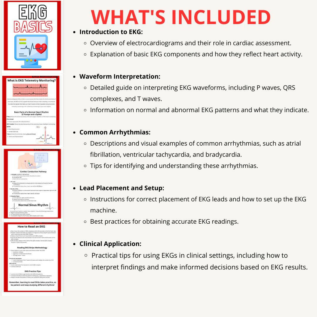 EKG Basics eBook - Nurse Unlocked