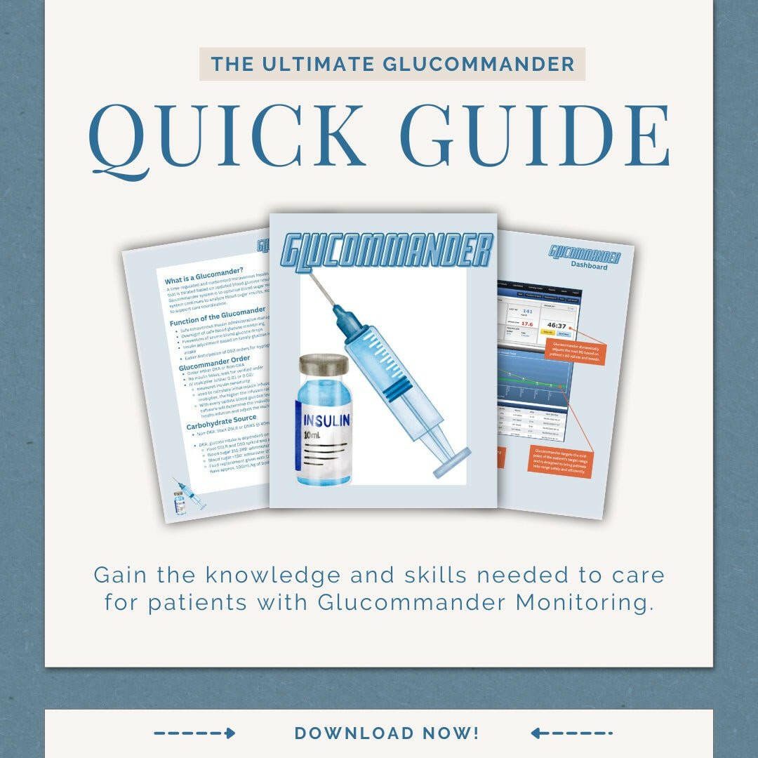 Glucommander Monitoring eBook - Nurse Unlocked