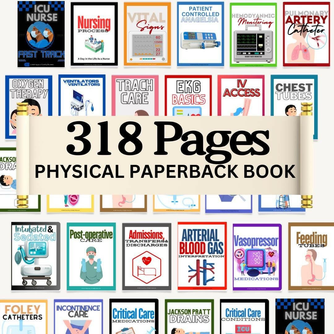 ICU Nurse Fast Track Pocket Guide – Critical Care Skills Made Simple - Nurse Unlocked
