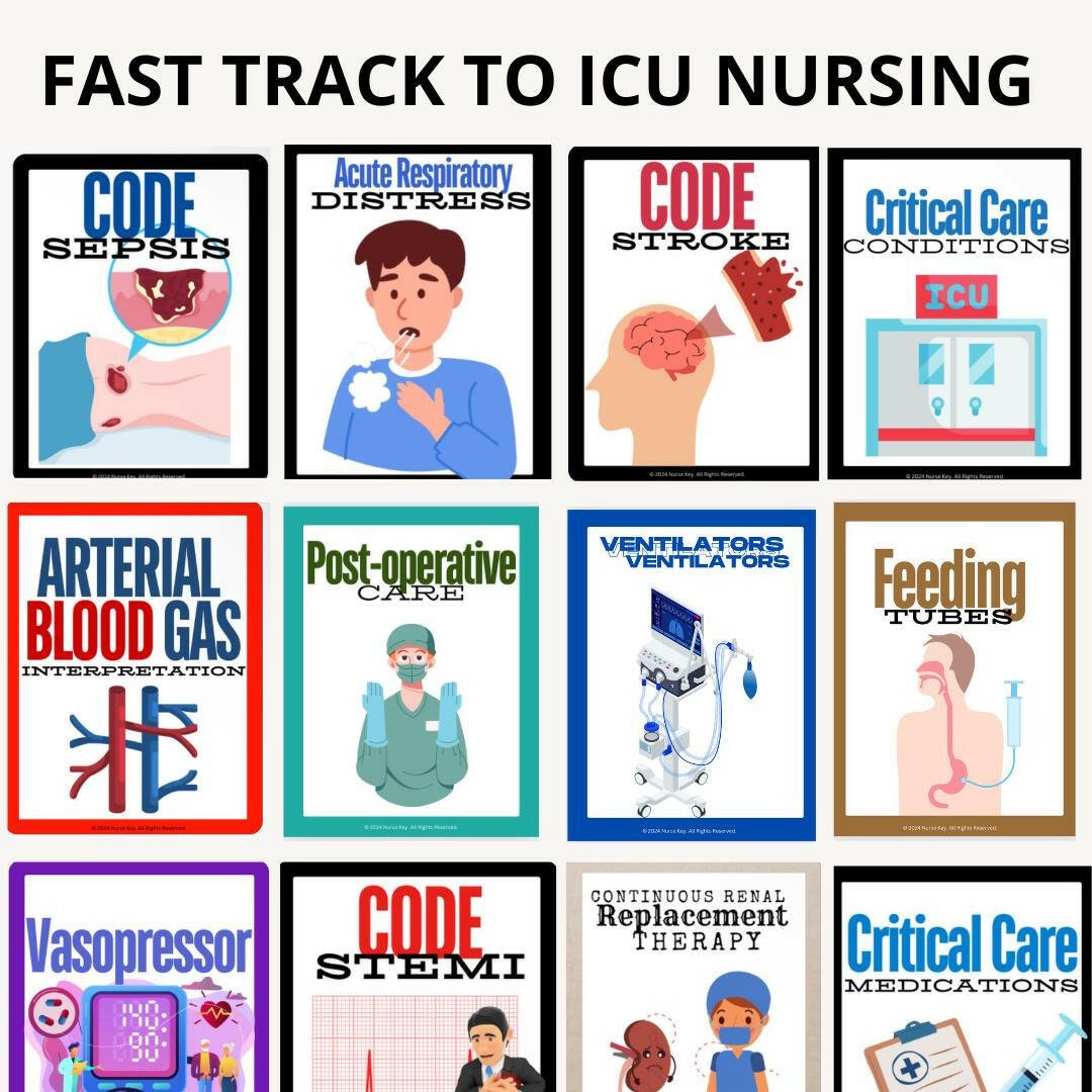 ICU Nurse Fast Track Pocket Guide – Critical Care Skills Made Simple - Nurse Unlocked