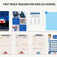 ICU Nurse Tracker Journal – Digital Download for Critical Care Nurses - Nurse Unlocked