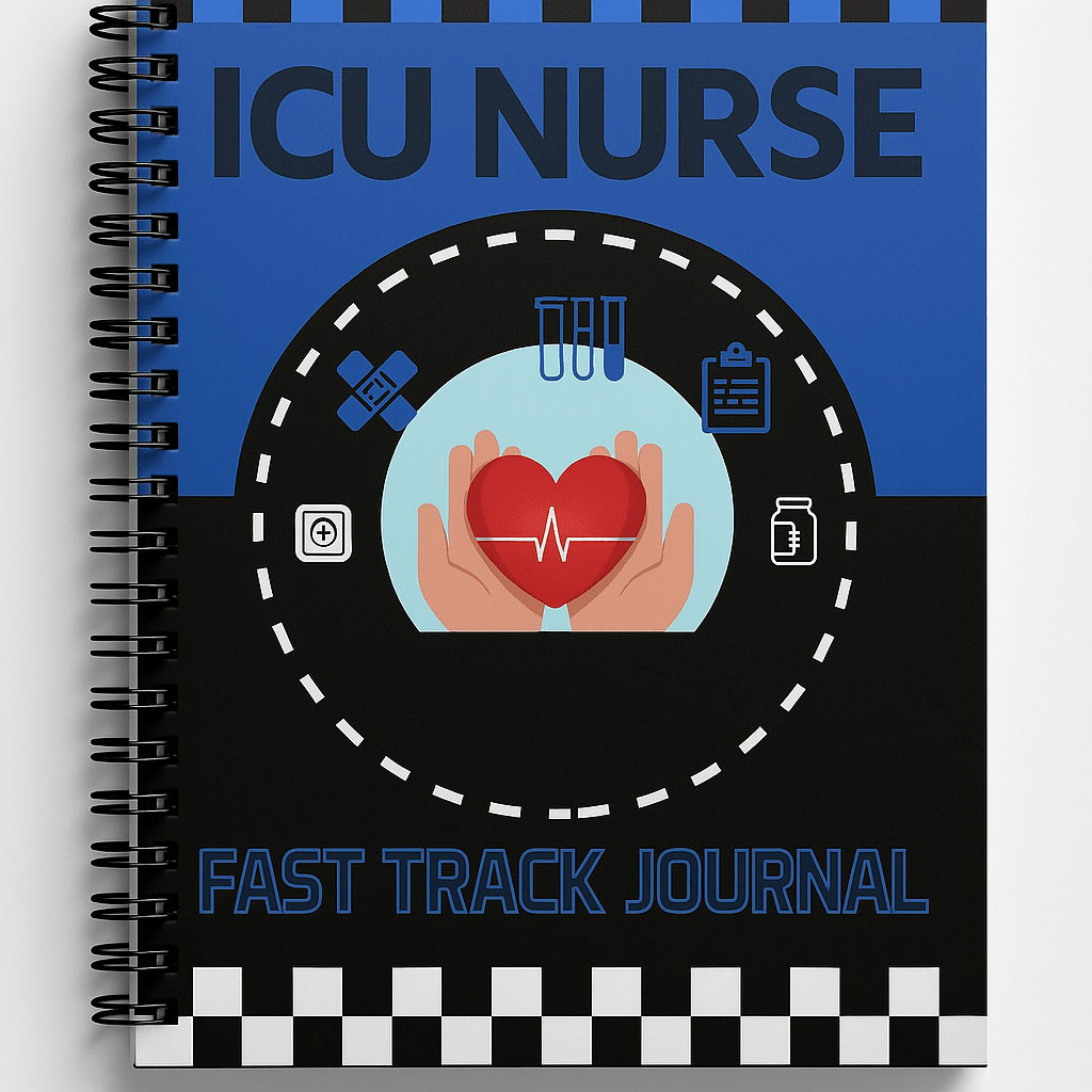 ICU Nurse Tracker Journal – Digital Download for Critical Care Nurses - Nurse Unlocked