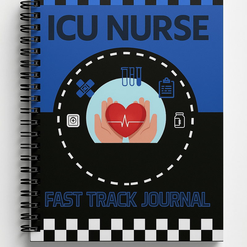 ICU Nurse Tracker Journal – Digital Download for Critical Care Nurses - Nurse Unlocked