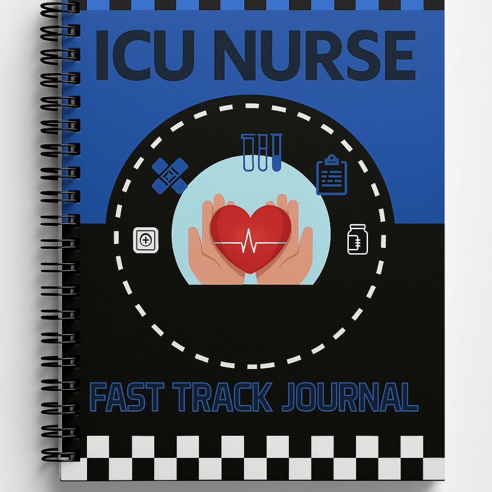 ICU Nurse Tracker Journal – Digital Download for Critical Care Nurses - Nurse Unlocked
