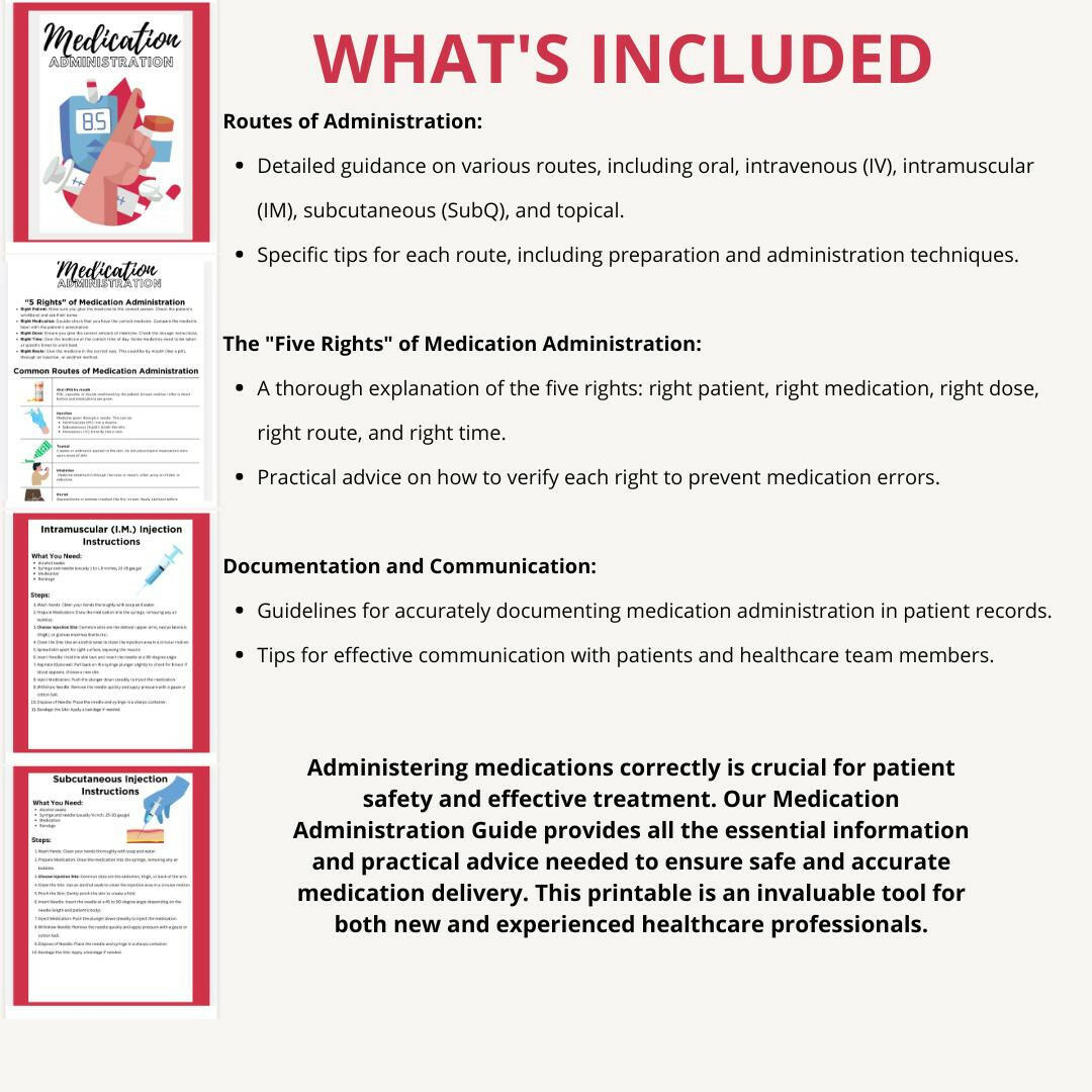 Medication Administration eBook – Nursing Guide to Safe Med Passes - Nurse Unlocked