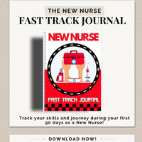 New Nurse Fast Track 90 - Day Journal – Build Confidence on Every Shift - Nurse Unlocked