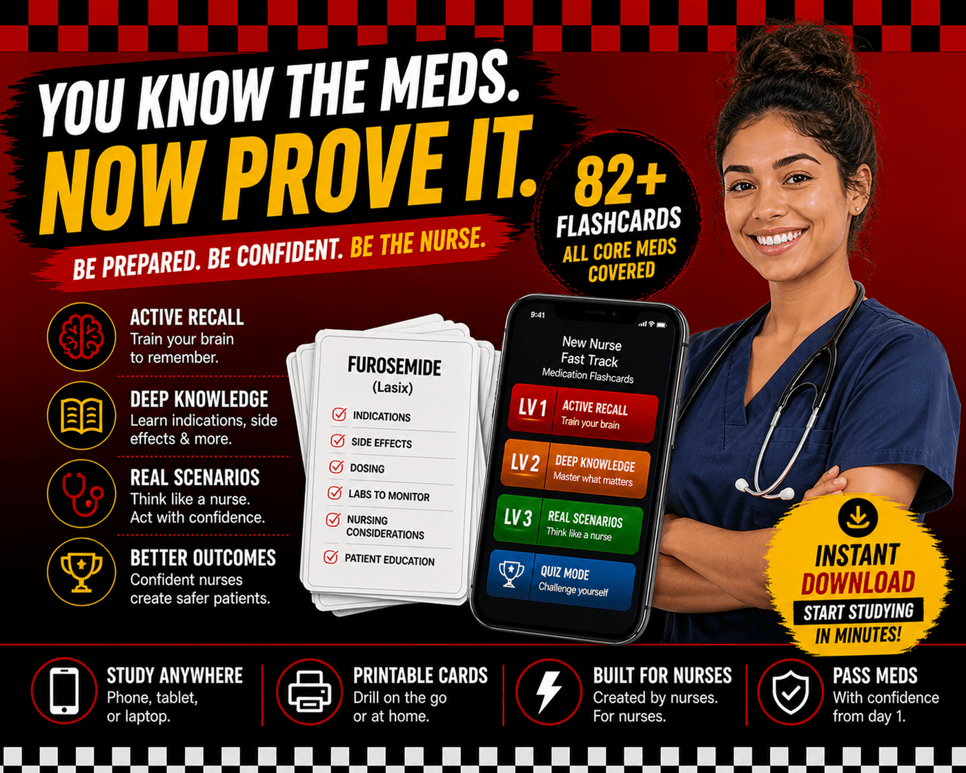New Nurse Fast Track Flashcards: Meds Made Simple - Nurse Unlocked