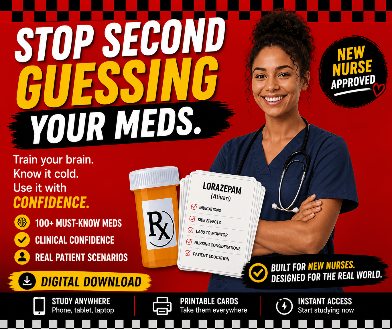 New Nurse Fast Track Flashcards: Meds Made Simple - Nurse Unlocked