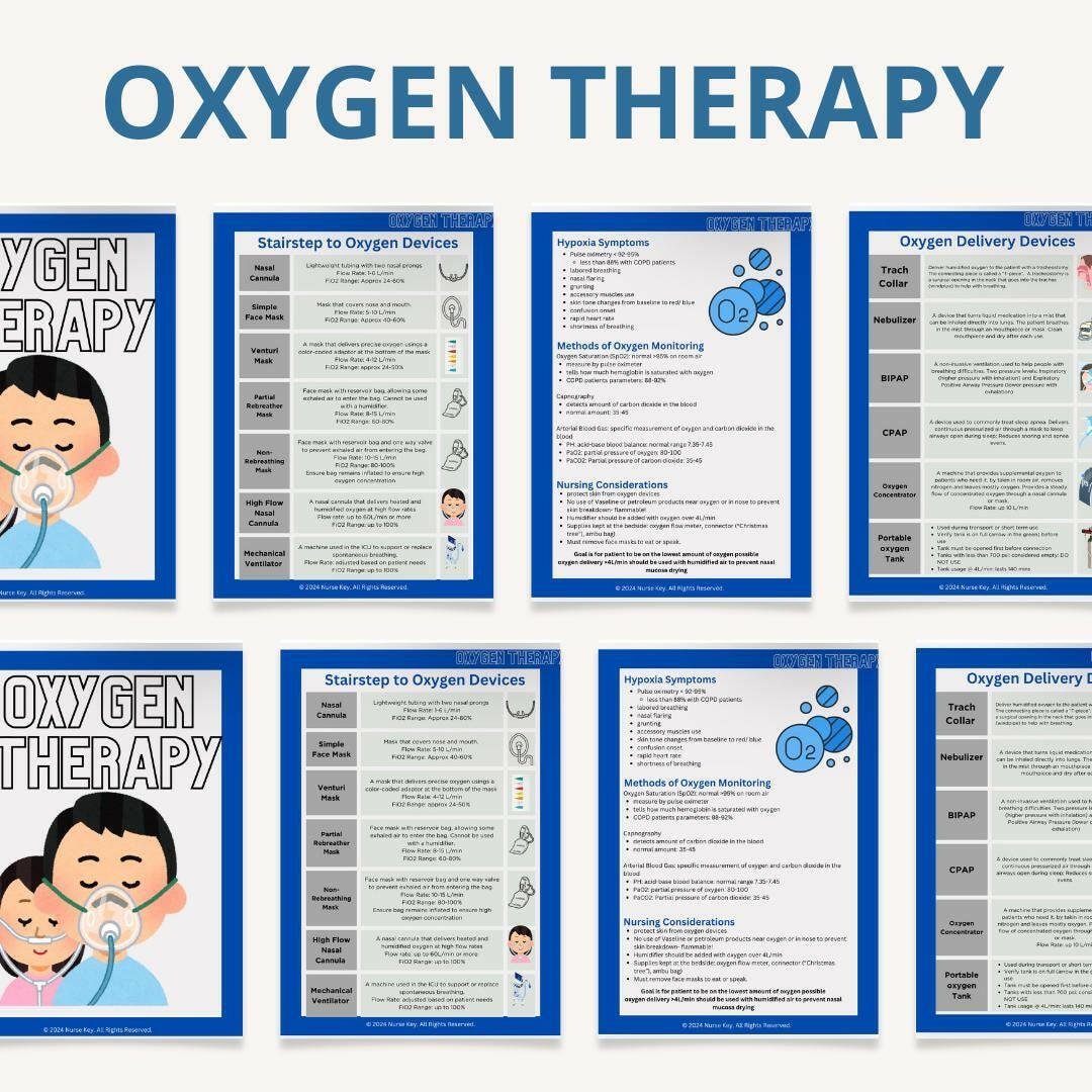 Oxygen Therapy eBook - Nurse Unlocked