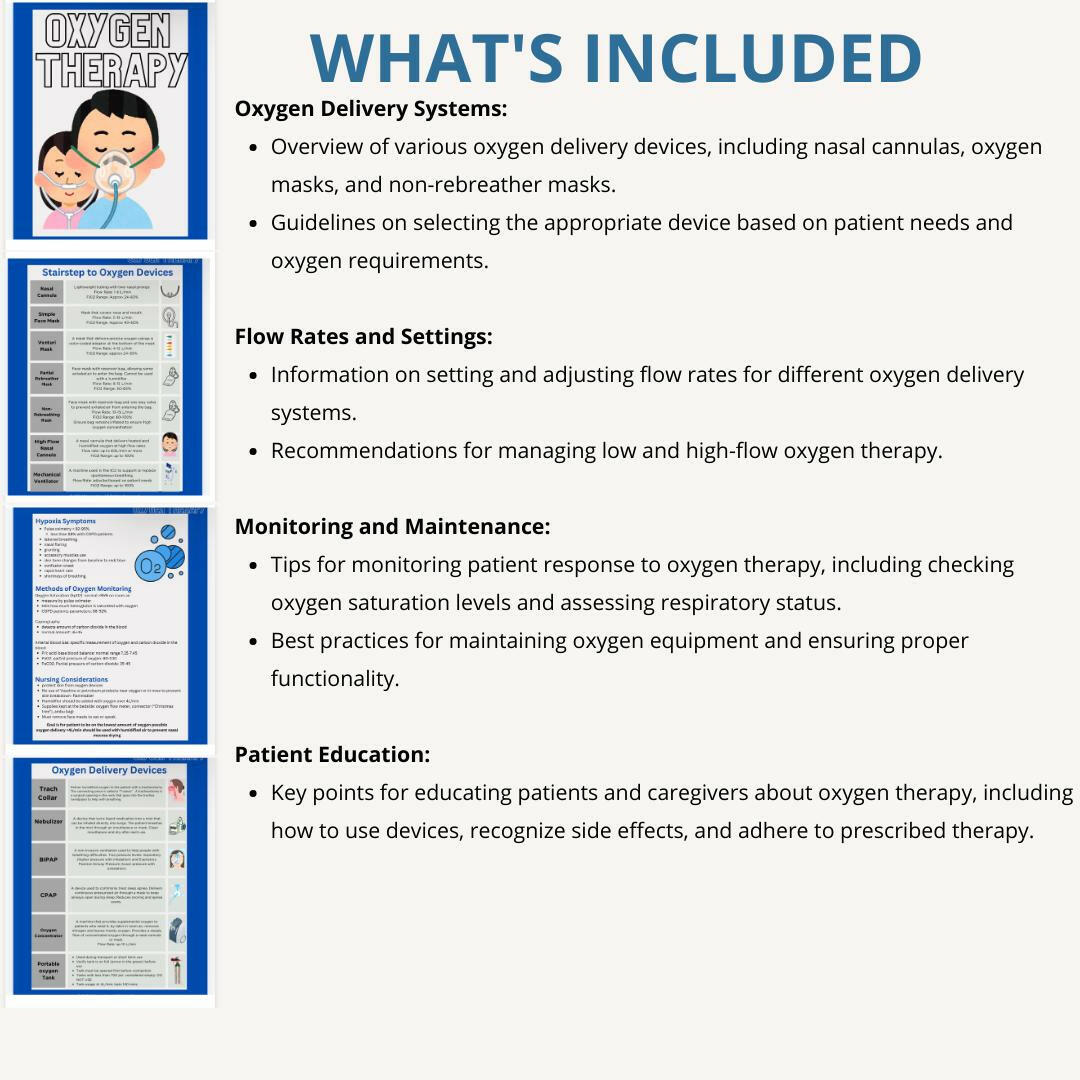 Oxygen Therapy eBook - Nurse Unlocked