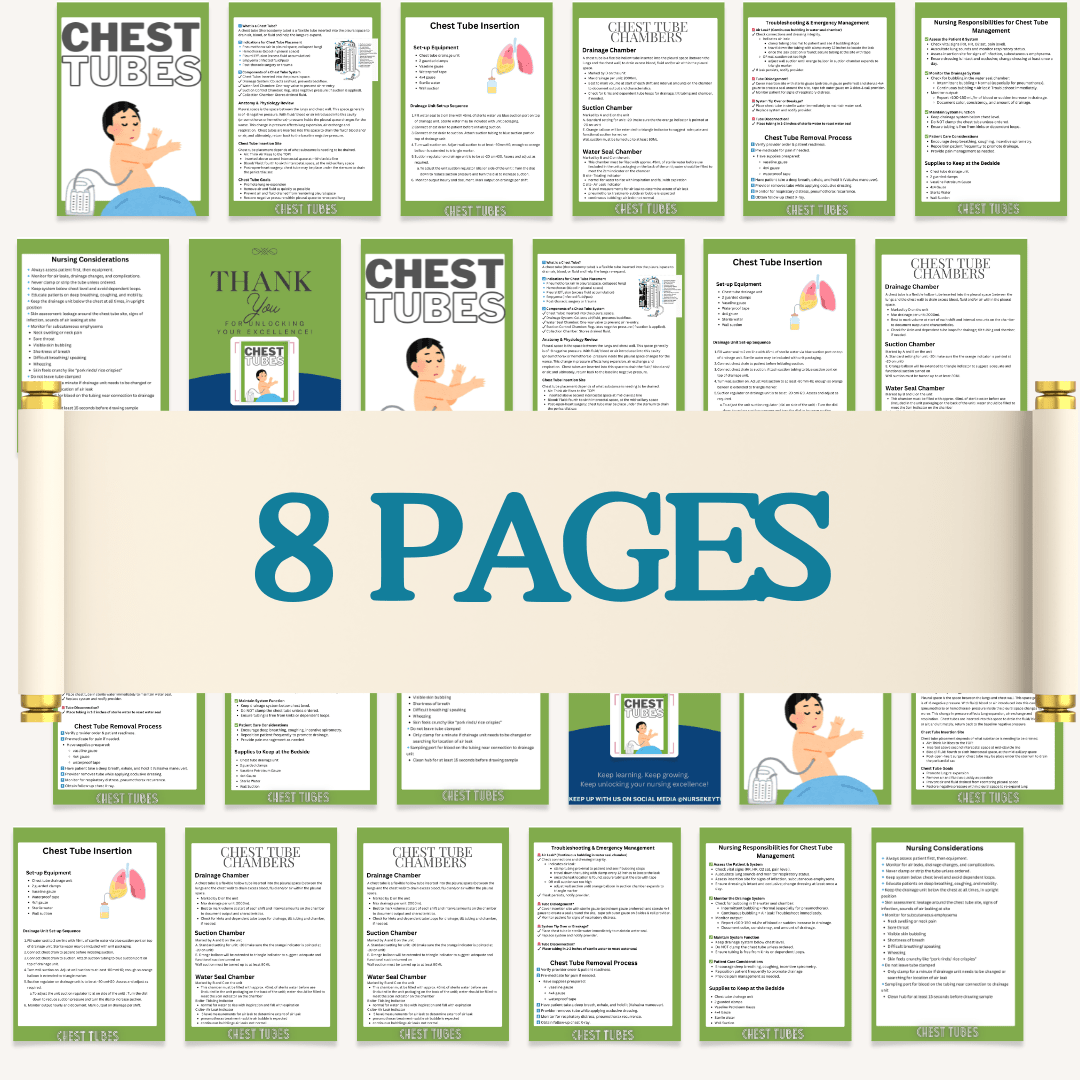 Seal the Deal: The Nurses's Guide to Chest Tubes eBook - Nurse Unlocked