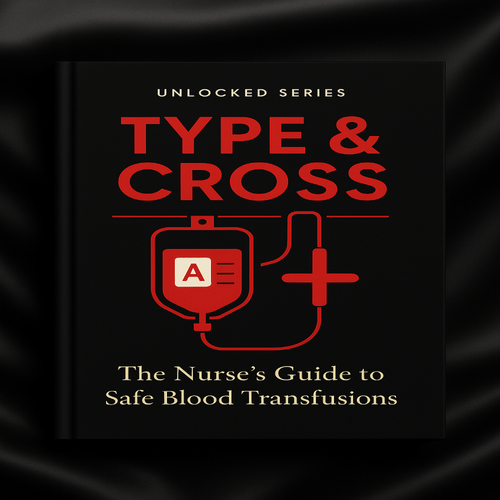 Type & Cross: The Nurses's Guide to Safe Blood Transfusions eBook - Nurse Unlocked